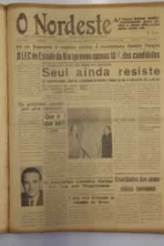 Página do jornal O Nordeste de setembro de 1950