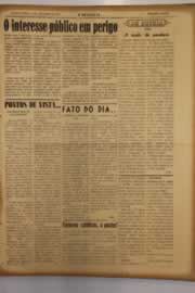 Página do jornal O Nordeste de setembro de 1950