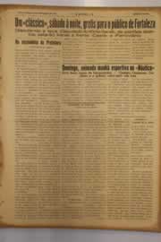 Página do jornal O Nordeste de setembro de 1950