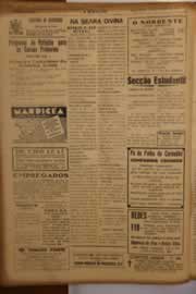Página do jornal O Nordeste de outubro de 1950