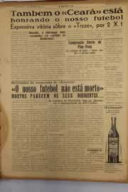 Página do jornal O Nordeste de outubro de 1950