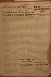 Página do jornal O Nordeste de novembro de 1950