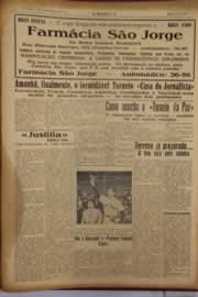 Página do jornal O Nordeste de dezembro de 1950