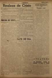 Página do jornal O Nordeste de janeiro de 1951