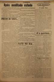 Página do jornal O Nordeste de janeiro de 1951