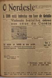 Página do jornal O Nordeste de janeiro de 1951
