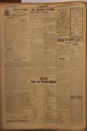 Página do jornal O Nordeste de fevereiro de 1951