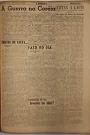 Página do jornal O Nordeste de fevereiro de 1951