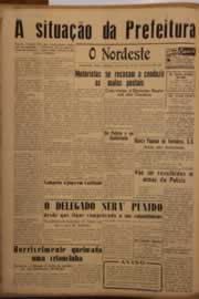 Página do jornal O Nordeste de fevereiro de 1951