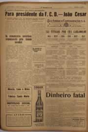 Página do jornal O Nordeste de fevereiro de 1951