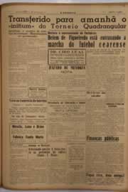 Página do jornal O Nordeste de março de 1951