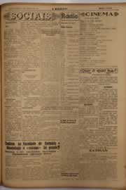 Página do jornal O Nordeste de março de 1951