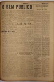 Página do jornal O Nordeste de março de 1951