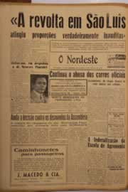 Página do jornal O Nordeste de março de 1951