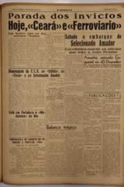 Página do jornal O Nordeste de março de 1951