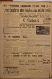 Página do jornal O Nordeste de março de 1951