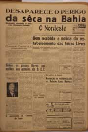 Página do jornal O Nordeste de março de 1951