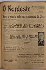 Página do jornal O Nordeste de março de 1951