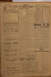 Página do jornal O Nordeste de março de 1951
