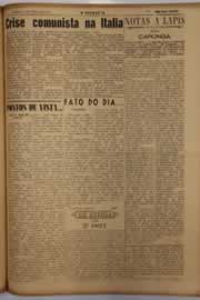Página do jornal O Nordeste de março de 1951