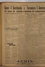 Página do jornal O Nordeste de março de 1951