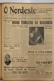 Página do jornal O Nordeste de abril de 1951