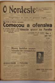 Página do jornal O Nordeste de abril de 1951
