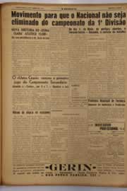 Página do jornal O Nordeste de abril de 1951