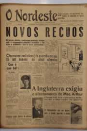 Página do jornal O Nordeste de abril de 1951