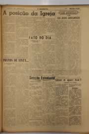 Página do jornal O Nordeste de maio de 1951