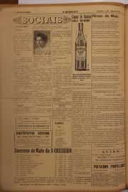 Página do jornal O Nordeste de maio de 1951