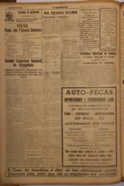 Página do jornal O Nordeste de maio de 1951