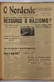 Página do jornal O Nordeste de maio de 1951