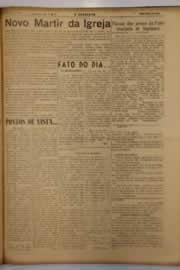 Página do jornal O Nordeste de maio de 1951