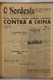Página do jornal O Nordeste de maio de 1951