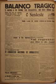 Página do jornal O Nordeste de maio de 1951