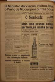 Página do jornal O Nordeste de maio de 1951