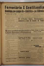 Página do jornal O Nordeste de maio de 1951