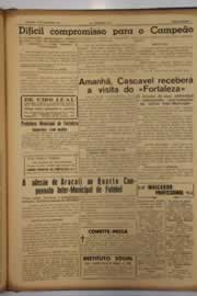 Página do jornal O Nordeste de maio de 1951