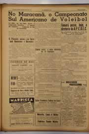 Página do jornal O Nordeste de maio de 1951