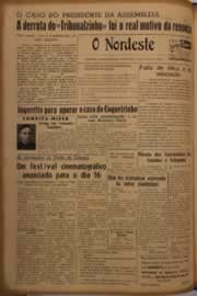 Página do jornal O Nordeste de junho de 1951