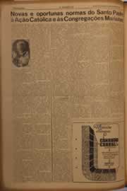 Página do jornal O Nordeste de junho de 1951