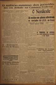 Página do jornal O Nordeste de julho de 1951
