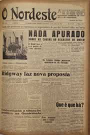 Página do jornal O Nordeste de julho de 1951