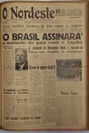Página do jornal O Nordeste de setembro de 1951