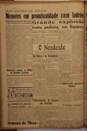 Página do jornal O Nordeste de setembro de 1951