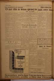 Página do jornal O Nordeste de setembro de 1951