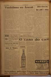 Página do jornal O Nordeste de setembro de 1951
