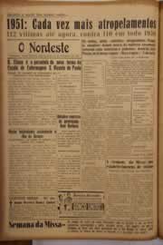 Página do jornal O Nordeste de setembro de 1951