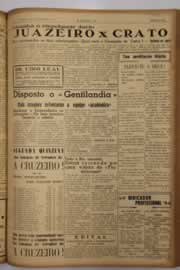 Página do jornal O Nordeste de setembro de 1951